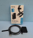 Ihome Dual Port Wall Charger & Usb-c Cable 6FT Black IHCT3156B-OD. Fixed Price $15.50.