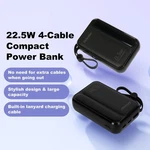 22.5W Portable Charger Power Bank 10000MAH Built-in Cable Fast Charging Usb-c. Fixed Price $18.90.