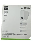 Belkin Mixit Car + Home Charger Kit W/ Lightening Cable 4' - White. Fixed Price $24.95.