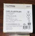 Lutron CAR-15-UBTR-WH Tamper-resistant Usb Receptacle Brand New $133.02/EACH. Fixed Price $133.02.