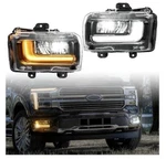 Kewisauto Led Fog Light With Drl 2024 2025 Ford F150, Oem Style Amber Tur.... Fixed Price $135.00.