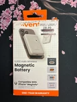 Ventev Ultrafast Magnetic Battery 5000 Mah QI2 Wireless Iphone Magsafe Open Box. Fixed Price $18.99.
