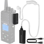 BTEAR01 Wireless Earpiece Clear Airtube 2-PIN For Two-way Radios W/ Mic. Fixed Price $67.49.