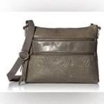 Sak Reseda Gray Embossed Distressed Leather Crossbody Bag. Fixed Price $35.00.