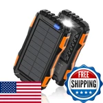 Mregb 42800MAH Solar Power Bank Portable Charger, QC3.0, IP67 Waterproof Led Lig. Fixed Price $51.71.