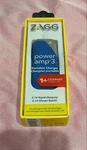Zagg Power Amp Portable Battery/charger/led Flashlight 3000MAH, Blue/silver. Fixed Price $10.99.