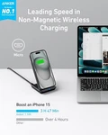 Anker - Powerwave 10W Charging Stand With Adapter For Qi Devices B2524 Black. Fixed Price $26.39.