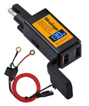 Motorcycle Usb Charger, Mroinge 6.8A Sae Adapter Dual Port QC3.0/2.0 F.... Fixed Price $20.90.
