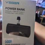 Veger Portable Charger. Power Bank 5000MAH 20W Pd Output (V0556P) *new*. Fixed Price $19.99.