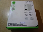 Belkin 12W Global Travel Kit Power Adapter Plugs F8M967BTWHT. Fixed Price $8.00.