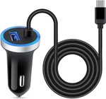 Usb-c Car Charger 3.4A Fast Charging Adapter With 3FT Type-c Cable For Phones. Fixed Price $12.31.