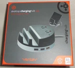 Ventev Desktop Charging Hub S500 W/ 4.4A, 2 Ac Outlets & 3 Usb Ports. Fixed Price $14.00.