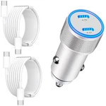 Apple Mfi Certified Iphone 17 Car Charger Fast Charging, Linocell 90W Dual .... Fixed Price $27.66.