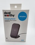 10W Qi Charging Stand - Dealworthy Black: Usb Wireless Charger. Fixed Price $9.99.