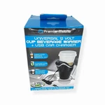 Premier Mobile Universal 12 Volt Cup Beverage Warmer + Usb Car Charger Black. Fixed Price $17.97.