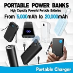Power Bank Portable Battery Charger Usbc Lot For Androind Type Phones. Fixed Price $66.95.