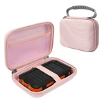 Toccool Portable Solar Charger & Power Bank Travel Case - Hard Storage Pink. Fixed Price $15.22.