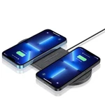 20W+20W Wireless Charger Pad Charging Mat For Apple Iphone 16 15 14 Samsung S24+. Fixed Price $15.99.