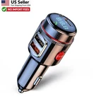 Lihan Bluetooth 5.4 Fm Transmitter Car Adapter Pd 30W QC3.0 Usb Charger From Usa. Fixed Price $25.88.