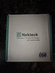 Nekteck Type Pd 45W Ac Charger With Captive Cable 6' Ft. Usb-c P/n: S53A02. Fixed Price $18.00.