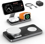 3-IN-1 Magsafe Wireless Charging Station For Iphone, Apple Watch, Airpods. Fixed Price $54.23.
