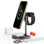 3 Charging Stand Wireless Magnetic Charger For IPHONE16/15/IWATCH/AIRPODS. Fixed Price $55.09.