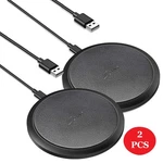 2X Seneo Wireless Fast Charger Charging Pads Dock Compatible Samsung Iphone. Fixed Price $9.99.