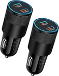 60W Usb Car Charger, 2 Pack Ailkin Cigarette Lighter Adapter Fast Chargi. Fixed Price $19.96.