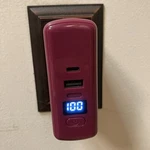 Limitless Powerpro Go Portable Wall Charger 10,000 Mah 3-IN-1 Qvc Purple. Fixed Price $27.00.