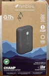 New Nimble Champ 10,000MAH 18W Pd Fast Portable Charger Power Bank - Black. Fixed Price $19.99.