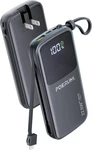 10000MAH Power Bank With Built-in Ac Wall Plug Led Display And Two Ca. Fixed Price $27.99.