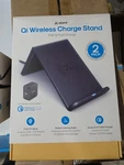 Atomi Qi Wireless Charge Stand 10W Fast Universal AT1237. Fixed Price $19.99.
