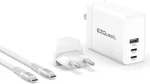 Ezquest 120W Charger 2X Usb-c, 1X Usb-a Port, With Meter White. Fixed Price $81.83.