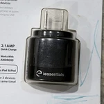 Iessentials Dual Usb Wall Charger 2.1A Fast Black IE-ACP-2U. Fixed Price $19.00.