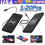 Car Wireless Charger Pad Fast Charging Non-slip Mat For Iphone Samsung Lot. Fixed Price $81.97.