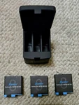 Artman Gopro Hero 8/7/6 1500MAH Replacement Batteries (3-PACK) Usb And Charger. Fixed Price $24.99.