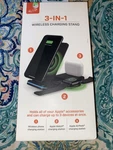 Ilive 3-IN-1 Wireless Charging Stand Black, New!. Fixed Price $22.00.