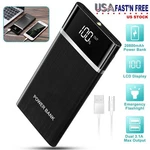 Superslim Portable Power Bank Lcd Led Dual Usb Battery Backup Charger Ultra Thin. Fixed Price $19.99.