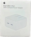 Apple Dual Usb-c Port 35W Compact Power Adapter. Fixed Price $24.99.