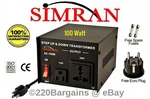 Simran 110-220 Up Down Voltage Transformer 100 To 5000 Watt Power Converter. Fixed Price $37.95.