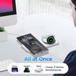 Us 2IN1 Fast Wireless Charger For Samsung Galaxy Watch 8/ULTRA/7 S25 S24+. Fixed Price $8.99.