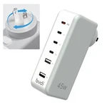 6 Ports Wall Charger Plug Multi Outlet Power Adapter 180 Rotating .... Fixed Price $23.19.
