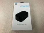 At&t Dual Port Usb-a 4.8 Amp Rapid Wall Charger Foldable Ac Prongs. Fixed Price $12.95.