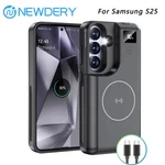 S25 Wireless Battery Case For Samsung Galaxy Charging Power Bank 8000MAH. Fixed Price $45.00.