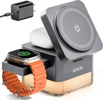 Kpon For Iphone Nightstand Charging STATION,15W 3 Wireless Charger. Fixed Price $47.77.