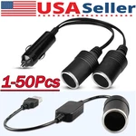 Dual Car Cigarette Lighter Splitter Charger Lot Socket Adapter 12V Auto Outlet. Fixed Price $57.19.