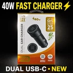 40W Dual Usb Car Charger Pd Fast Lax 2 Port New Sealed. Fixed Price $12.00.