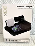 Next 4-IN-1 10W Wireless Charging Pad For Apple Watch, Iphone & Airpods -black. Fixed Price $19.95.
