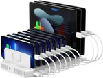 Unitek 10-PORT Usb Charging Station For Iphone Ipad Tablet Kindle Others Nice!!. Fixed Price $24.99.