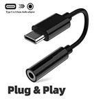 Usb-c Audio Adapter 3.5MM Aux Converter For Samsung Galaxy S22/S20 Fe. Fixed Price $9.95.